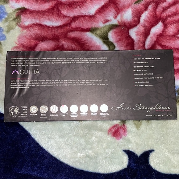 Sutra Beauty  Straightening Heat Pink Brushes Irons Ionic Technology Hair* - Picture 7 of 12